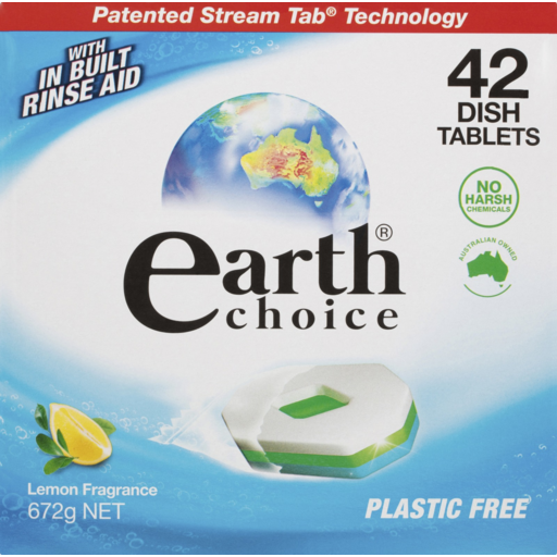 Earths Choice Dish Wash Tablets 42 Pk