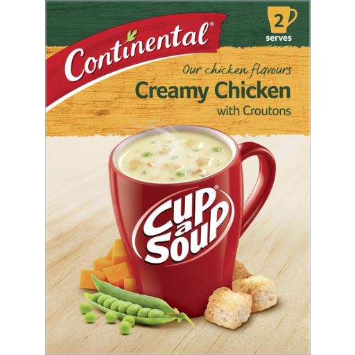 Continental Creamy Chicken w/ Croutons Cup A Soup 2pk