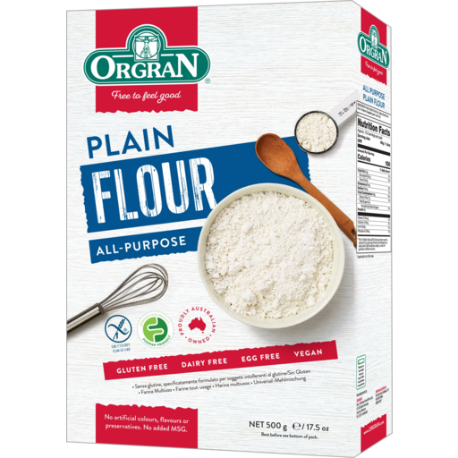 Orgran Gluten Free Plain Flour 500gm