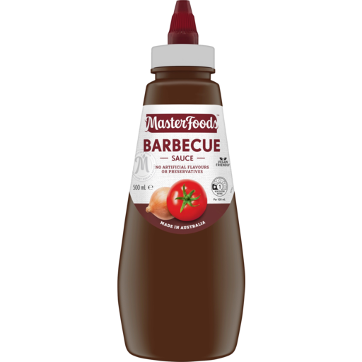 Masterfoods Bbq Sauce Squeezy 500ml