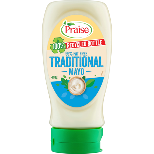 Praise Mayo 99% Fat Free Squeeze 410ml