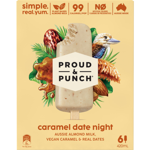 Proud & Punch Caramel Date Night Sticks 6 Pack