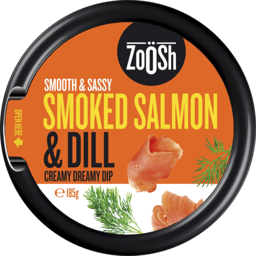 Kraft Zoosh Dip Smoked Salmon & Dill 185gm