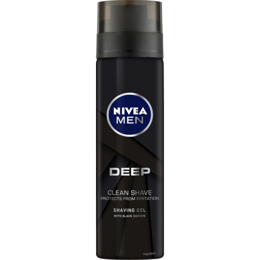 Nivea Deep Shaving Gel + Black Carbon