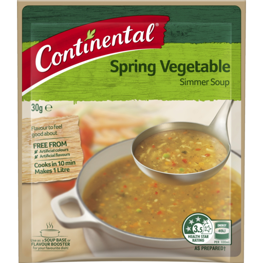 Continental Spring Vegetable Simmer Soup 30gm