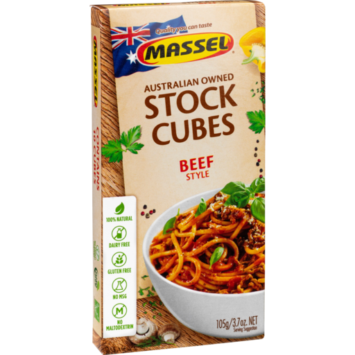 Massel Stock Cube Box 10 Beef 105gm