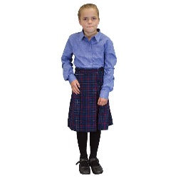 Pleated Skirt Tartan Junior Size 8