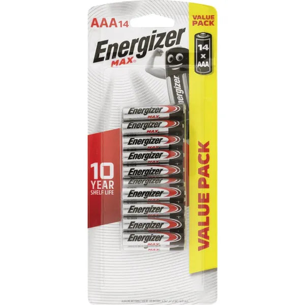 Energizer Max Battery Aaa 14 Pack