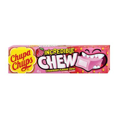 Chupa Chups Incredible Chews Strawberry 45g